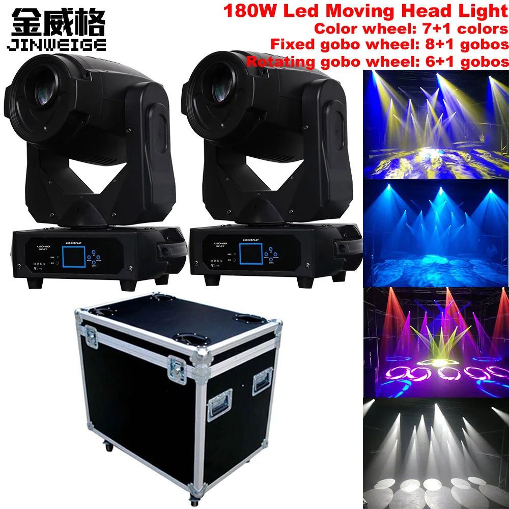 Бесплатная доставка 2 шт./лот 2in1 Flycase светодиодный Лира 180W Светодиодный прожектор