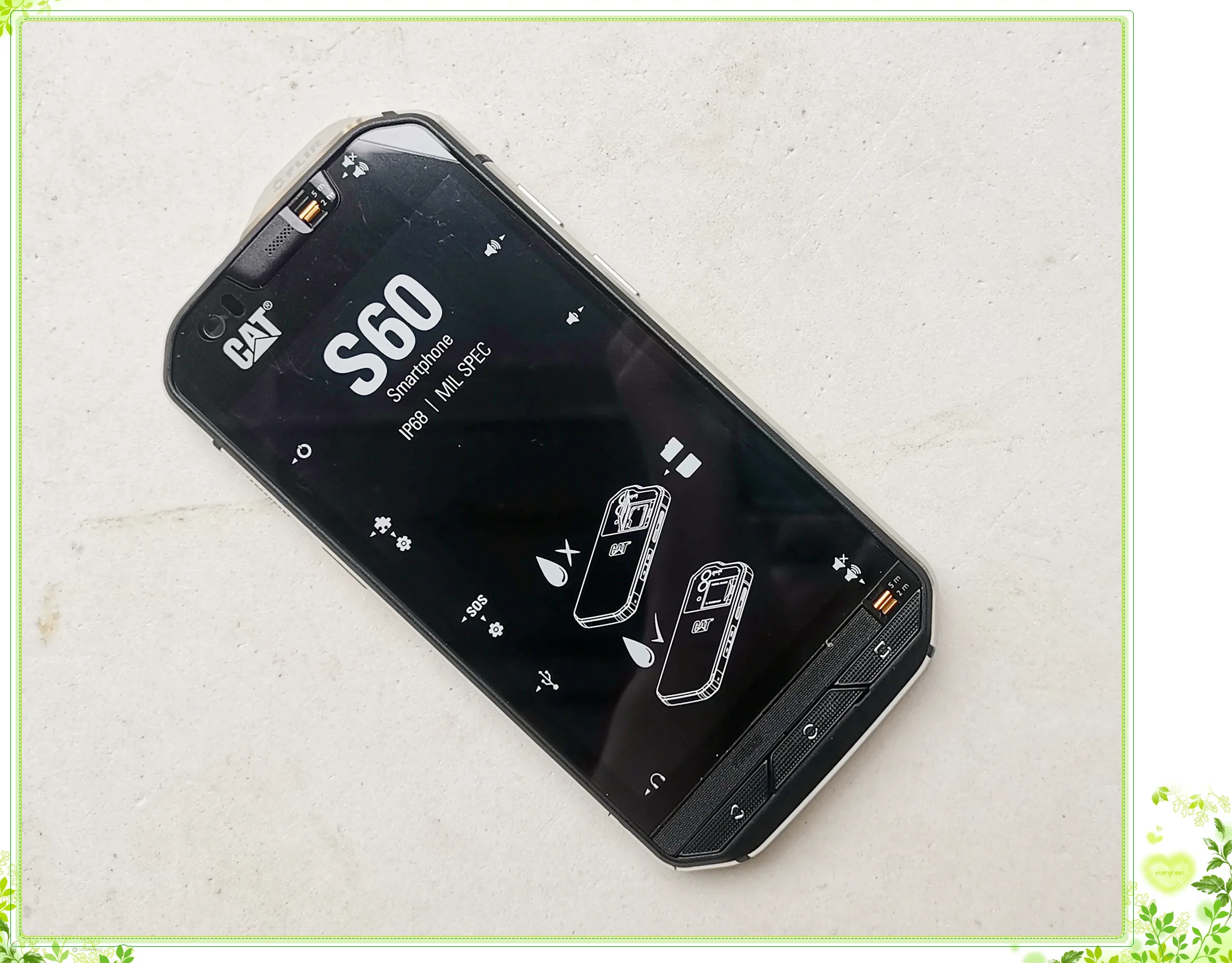 Б/у) рамка+() сенсорный+() ЖК для CAT S60