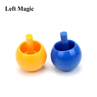1pcs magic inverted and normal rotated novelty gyro flip tops plastic spinning toy gag funny gadget kids toy gift educational