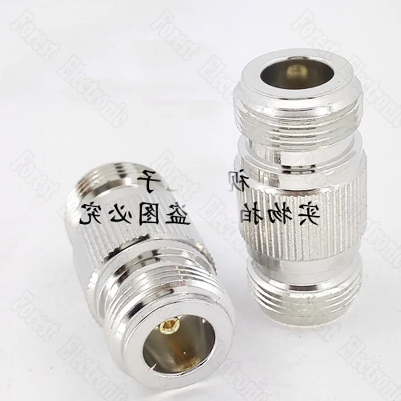 10 шт./лот N-KK женский разъем двойной Проходной адаптер Внешний резьбовое