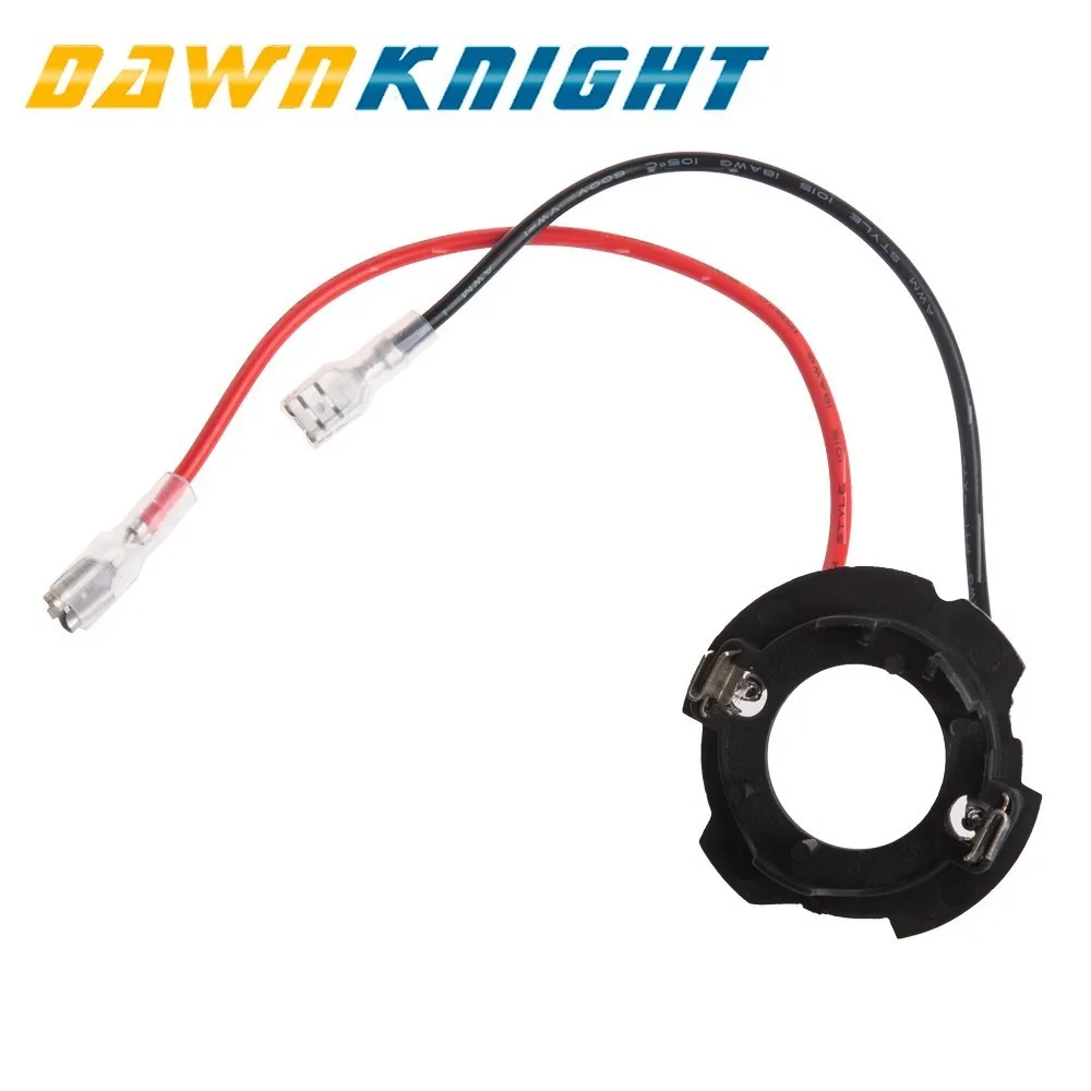 DAWNKNIGHT 2 шт. H7 Led гнездо для фары адаптер для Volkswagen Golf 5/Jetta/старый Sagitar H7 для VW
