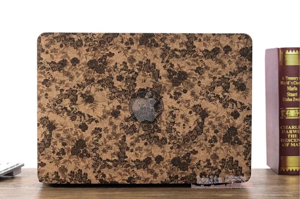 Для MacBook Retina 12 деревянный кожи дерева наклейка Стикеры ультра тонкий В виде