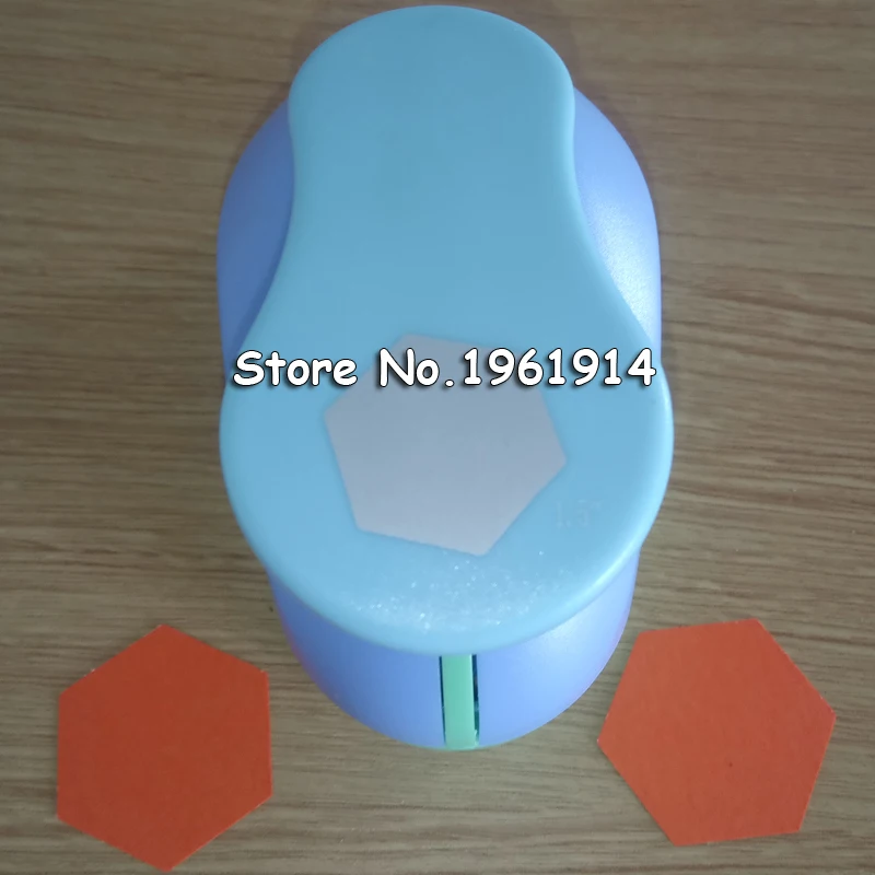 33mm hexagon punch diy craft hole puncher for scrapbooking punches eva maker Kids scrapbook paper cutter Embossing sharper | Дом и сад