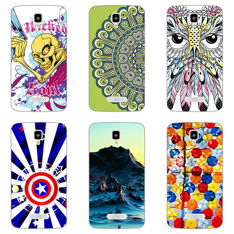 For Lenovo A2010 a2010 hard Plastic Case Cover phone shell Colorful printing Painted Flower Cases |