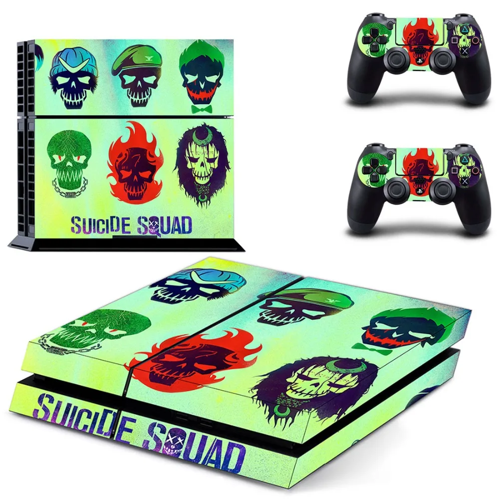 Harley Quinn Джокер Бэтмен Супермен PS4 Кожа Наклейка виниловая для sony Playstation 4 консоль и контроллеры PS4 Кожа Наклейка