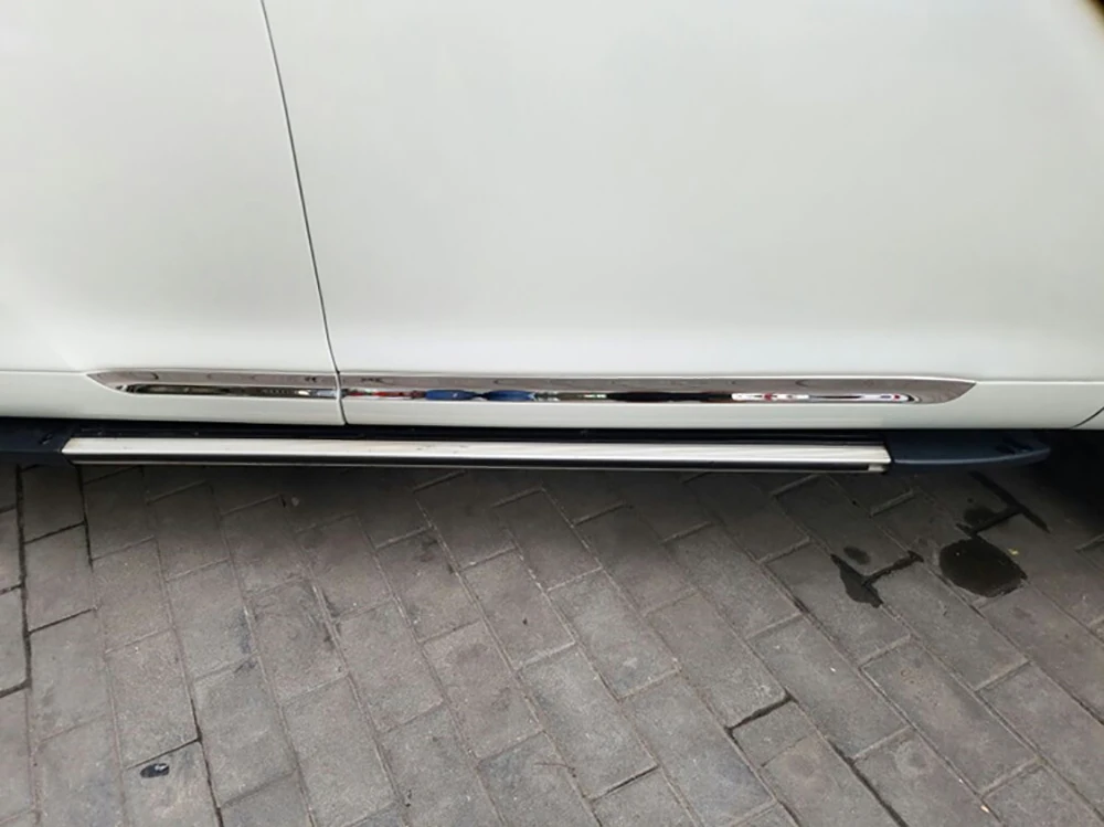 Подходит для Toyota Highlander 2009 2010 2011 нержавеющая сталь Боковая дверь тела литье полоса для крепления внутренней отделки лайнер протектор крышка 4 шт