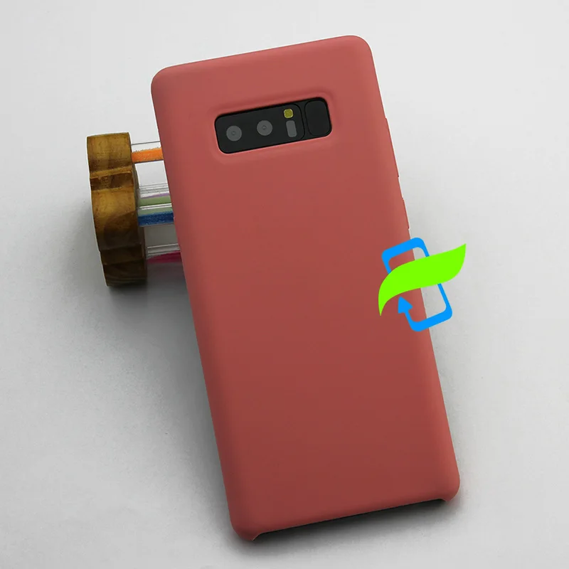 Новый чехол для Samsung Galaxy Note 9 защитный из жидкого силикона SAMSUNG 8 N950 N960 силиконовый