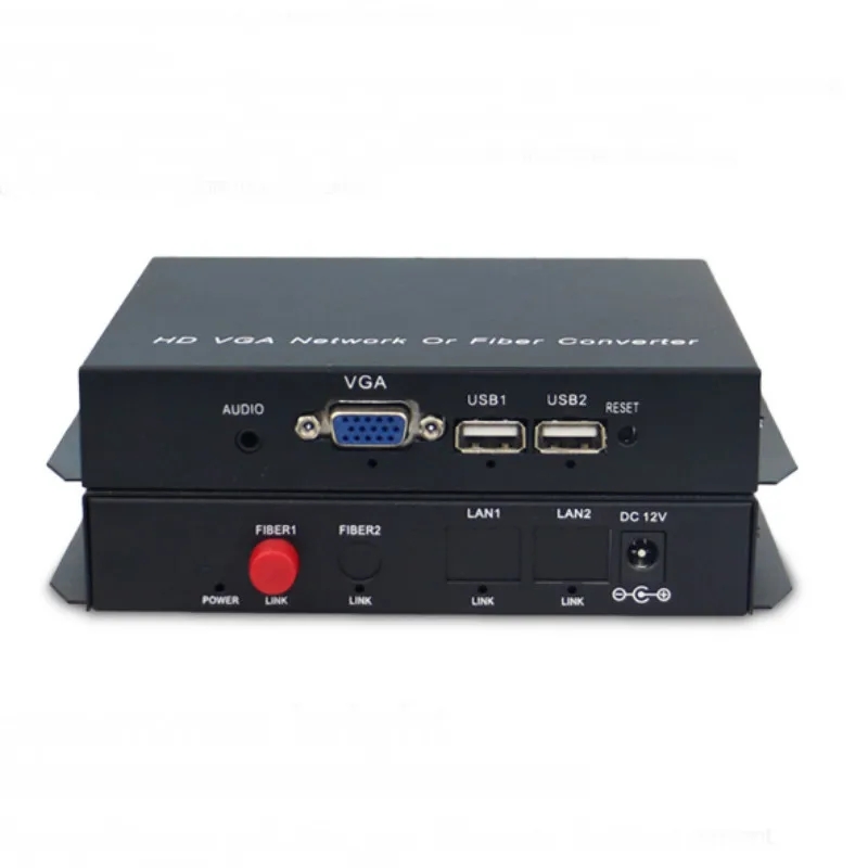 VGA KVM USB волоконно оптический расширитель мышь и клавиатура через передачу