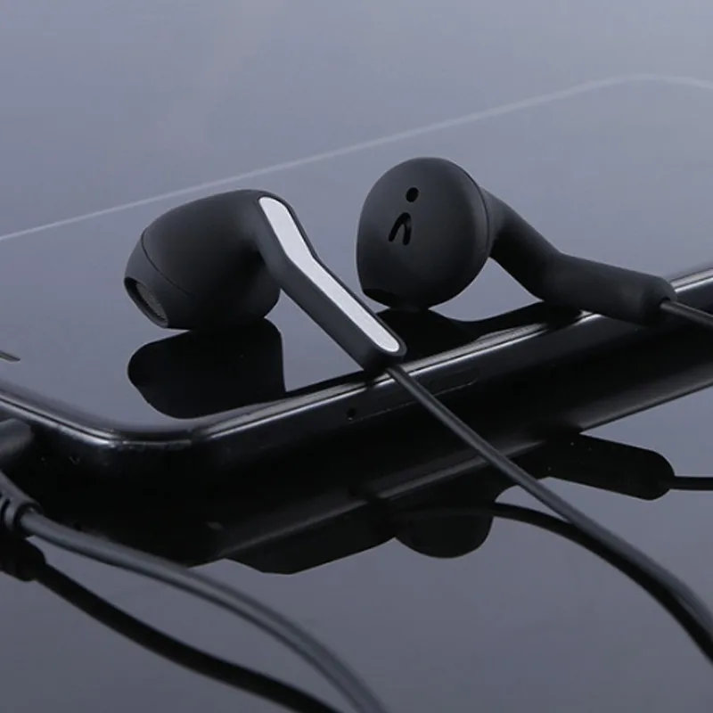 3,5 мм проводной L Сгибающий наушник Шум, изолирующий стерео В ухо Earearphones с микрофоном для мобильного телефона для Xiaomi Samsung наушники для телефона Гарнитура для компьютера игровые Kulaklik Audifonos
