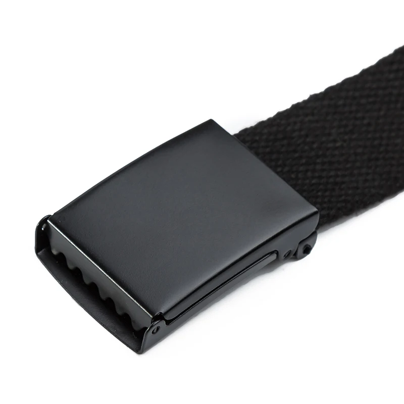 Пояс унисекс для мужчин и женщин однотонный холщовый ремень высококачественные