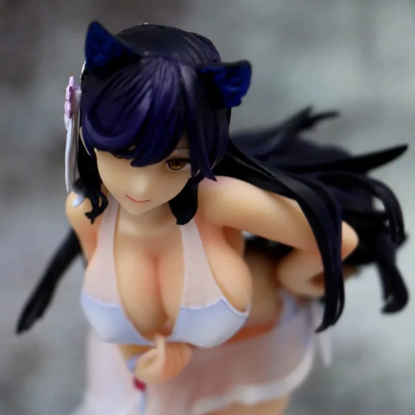 Игра Azur Lane IJN Atago кошачьими ушками на капюшоне милые сексуальные девушки Рисунок