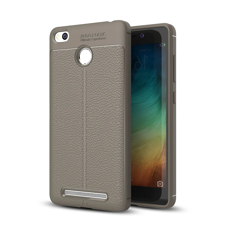 Gray Чехол UTOPER для Xiaomi Redmi 3 3 S чехол для Xiaomi Redmi 6 Pro 6A Чехол Мягкий силиконовый чехол для Redmi 3 S 5 Plus note 5 Pro Чехол - Цвет: Gray