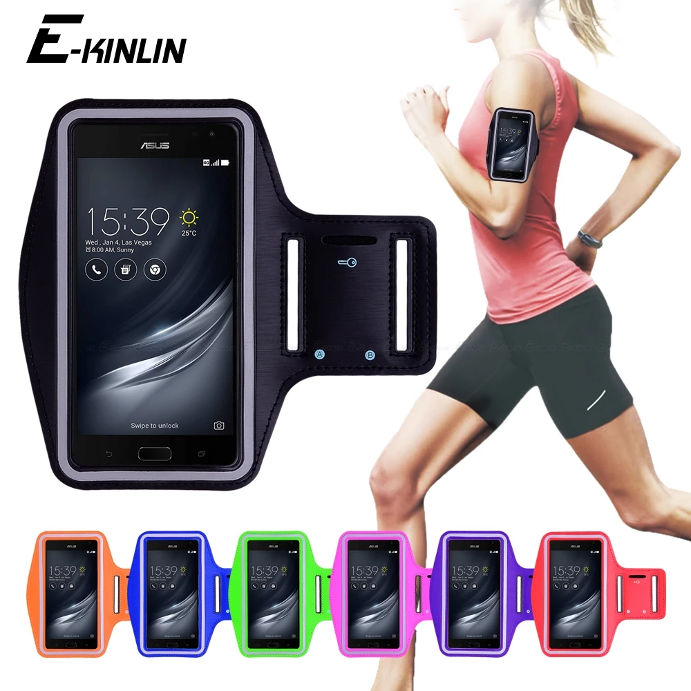 Спортивный чехол для бега занятий спортом сумка держатель телефона Asus ZenFone C AR