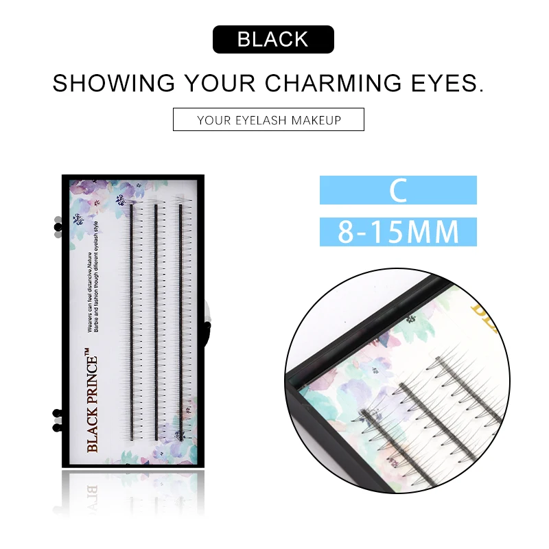 

3D/4D/5D/6D volume eyelash make up eyelash extensions hand-made black faux mink premium eyelash premade fan eyelash application