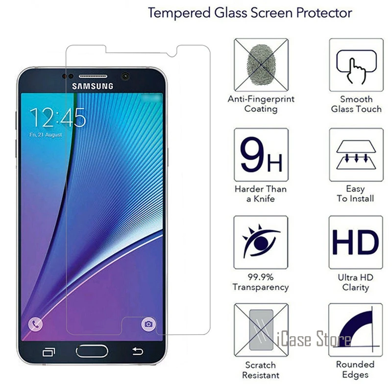 С уровнем твердости 9 H Hardess закаленное Стекло Экран протектор для samsung Galaxy Note 2/Note