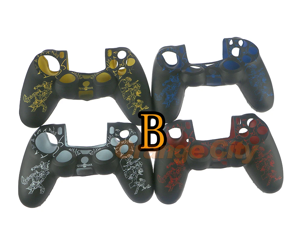 2 шт./лот мульти дизайн силиконовый защитный чехол для Dualshock 4 PS4 DS4 Pro Slim контроллер