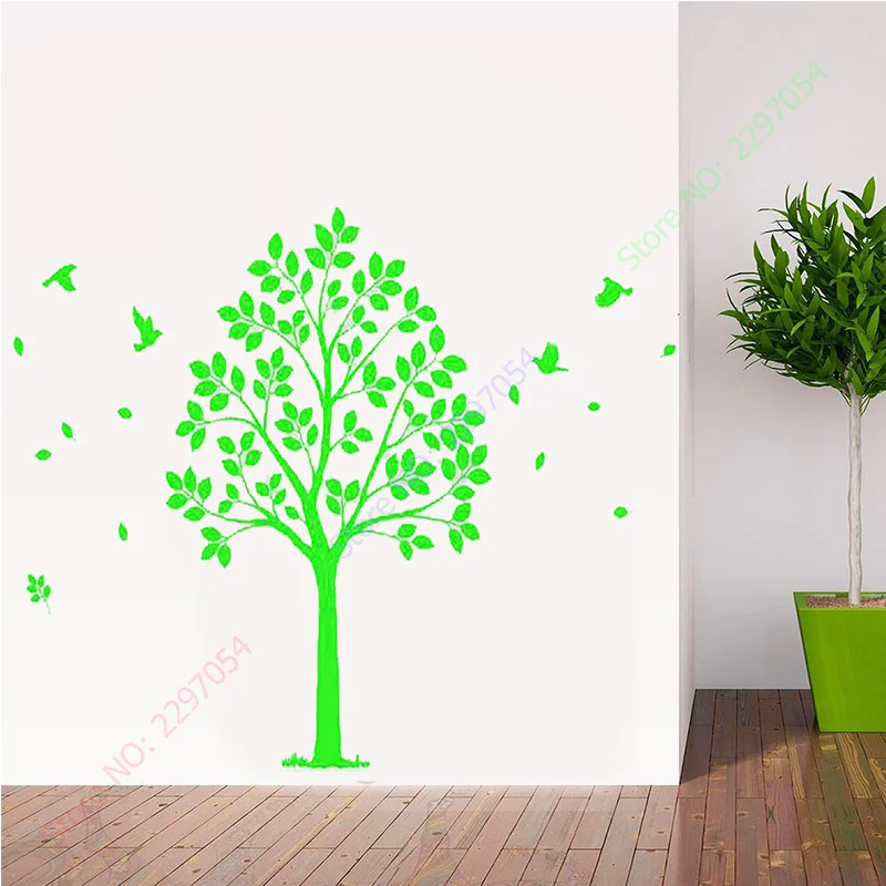 New Wall Decals Vinyl Decal Sticker Art Mural Floral Decor Huge Tree Design 22