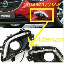 1 Набор автомобильный бампер головной светильник для Mazda 6 Mazd6 Дневной 2014 ~ 2016y Atenza