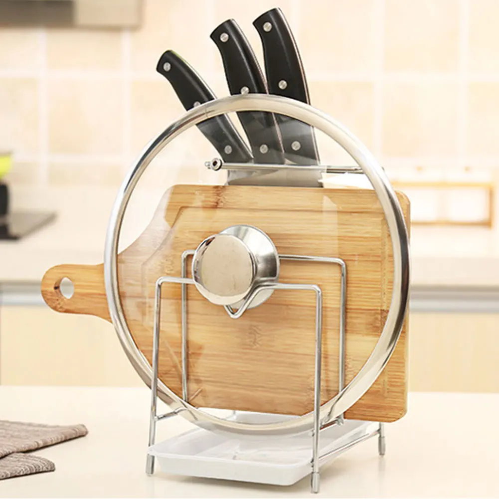 Лоток Многослойные аксессуары разделочная доска стойка из нержавеющей стали