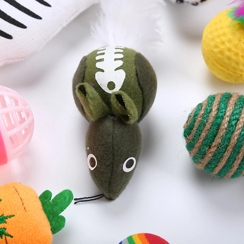 20 Шт./компл. Игрушки Разнообразие Пакет Кошки Смешные Рыбы Шары Подарок Значение