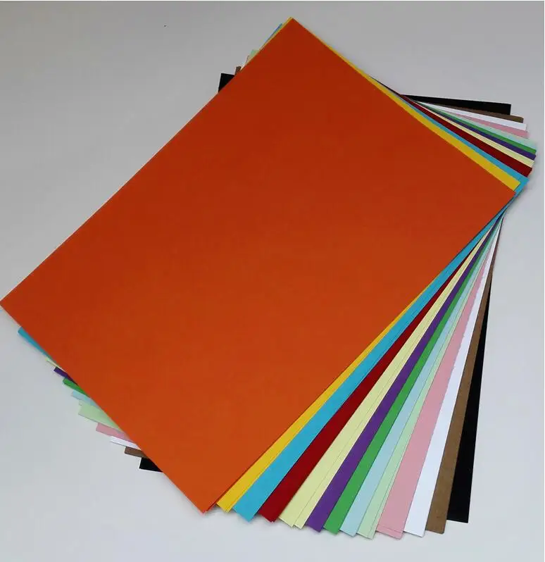 

230gsm A4 size Thick Kraft Paper Blank Folding Card DIY Postcard Birthday Wedding Event Gift Greeting Cards DIY Scrapboo