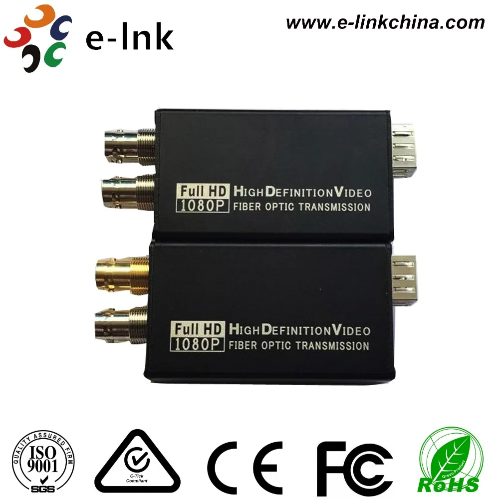 

Single Mode Single Fiber LC Connector 20km Tally loop out Mini HD-SDI Video Fiber Converter with SFP