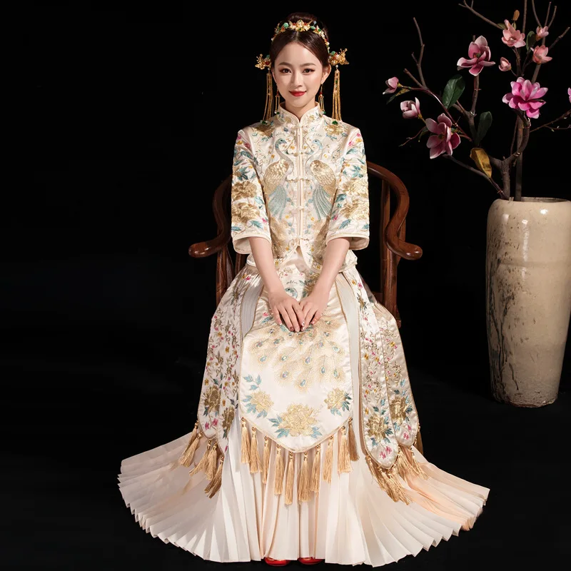 Классический Королевский чонсам традиционное китайское платье qipao восточные