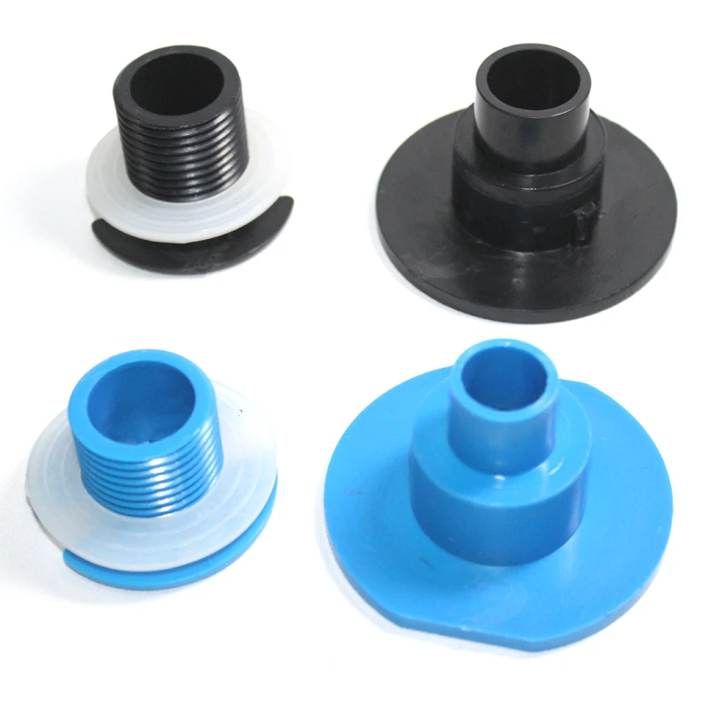 NuoNuoWell 1 шт. аквариум морской штуцер трубы сливной соединитель переборки с клапан OD 20/25 мм трубы адаптер аквариум поставки пруда