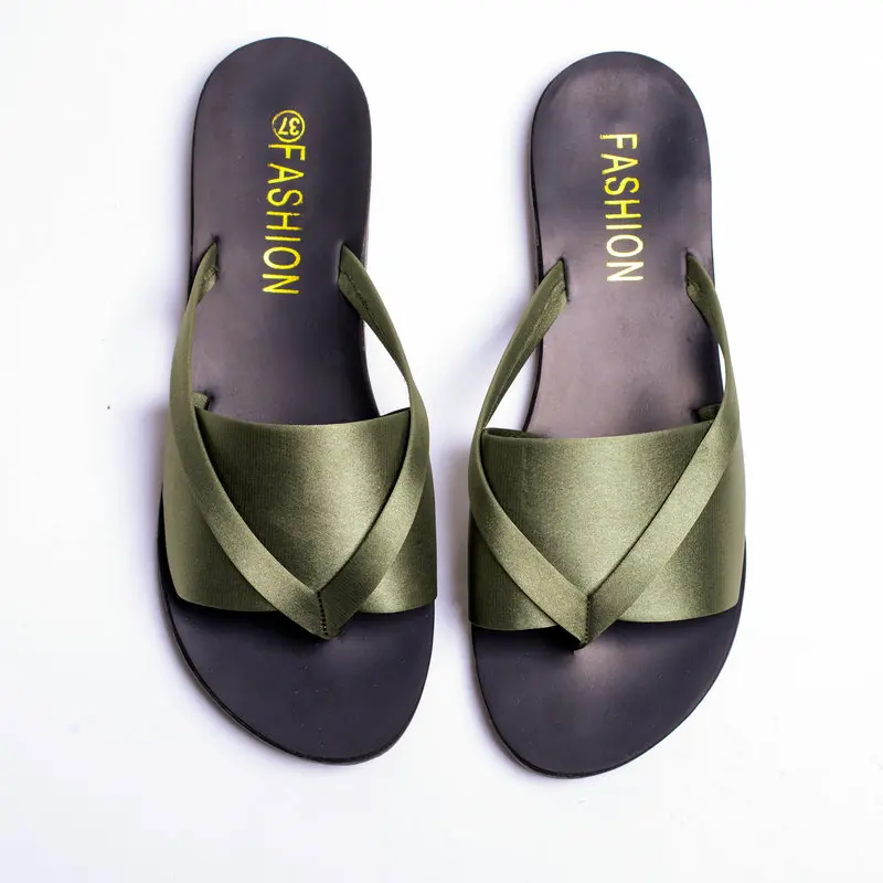 Size35 40 2019 новые летние туфли на плоской подошве для женщин Домашние тапочки