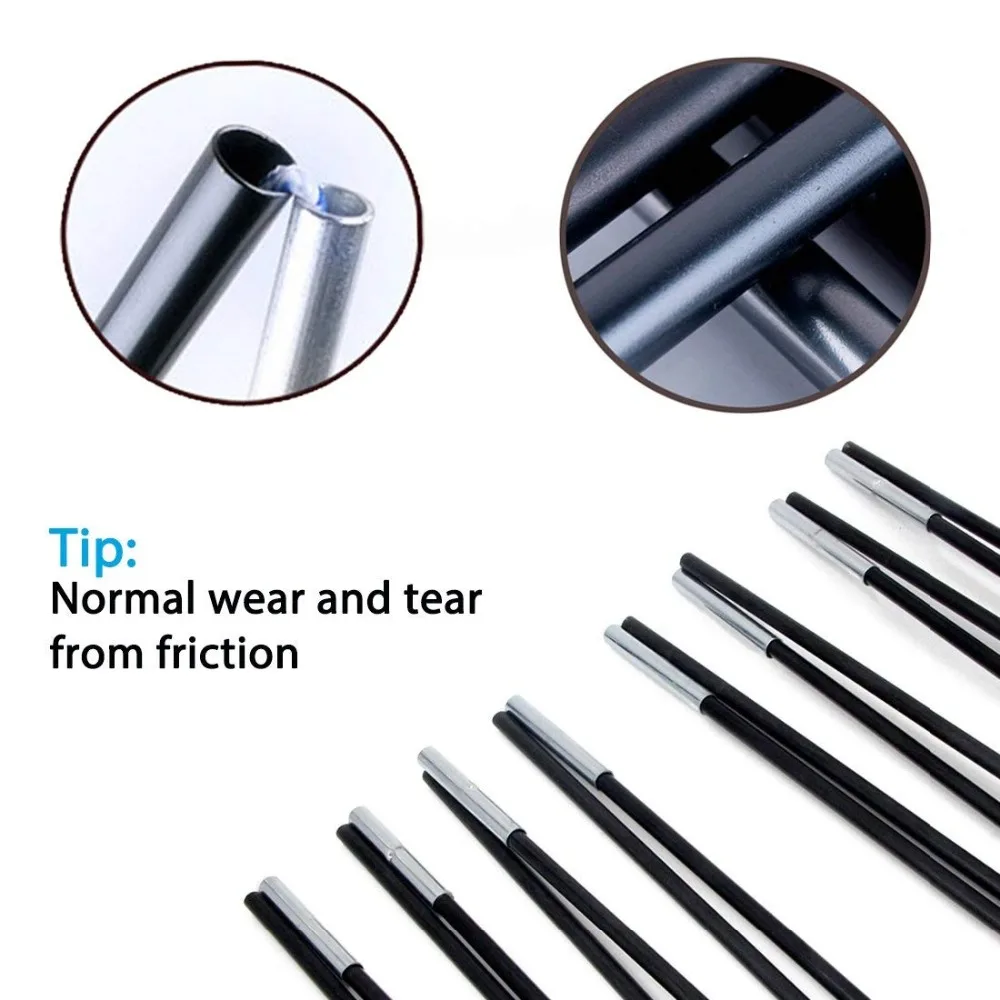 

3.35M or 4.03M Tent Rod Outdoor Camping Tent Poles spare Fiberglass Tent Support Poles camping hiking Tent Accessories