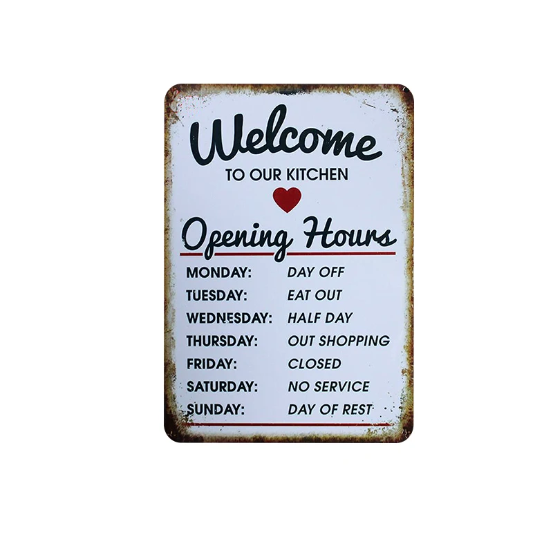 Фирменный Логотип предупреждающий знак Постер металлическая роспись настенные