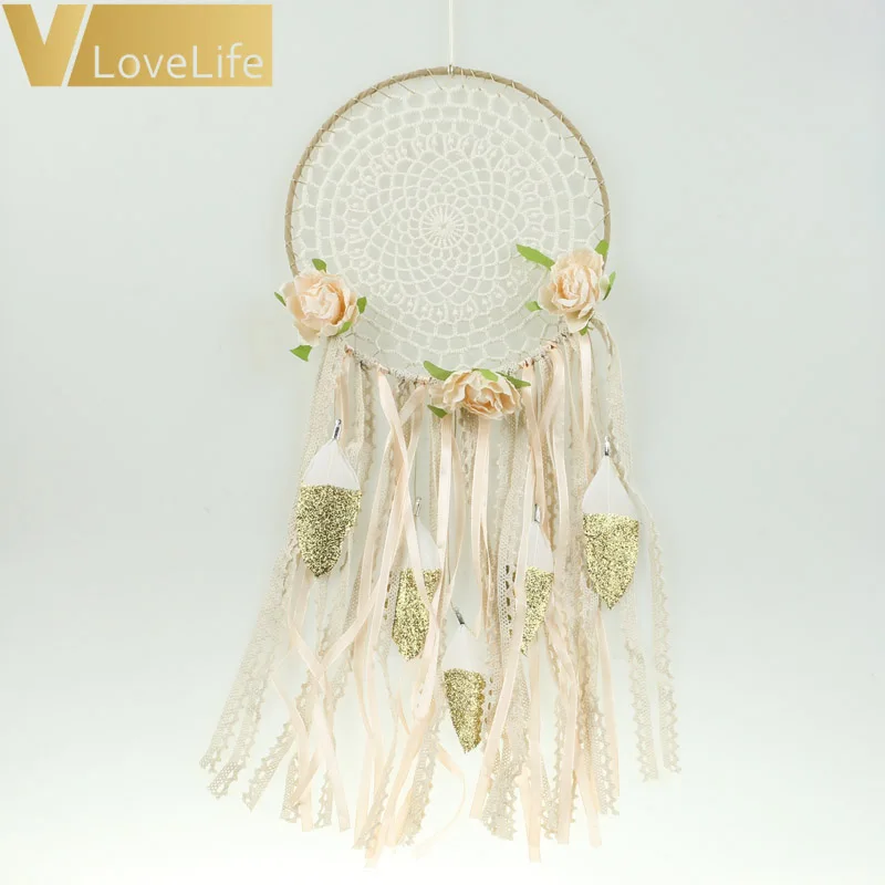 Boho DIY Набор Ловец снов детский душ детский Декор зелень детская сделать свой собственный Ловец снов