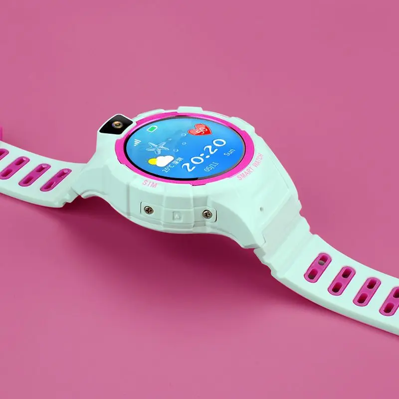 2018 Child GPS Smart Watch IOS Android 1.4 Inch Round Screen SOS Call Remote Control Wristwatch with Camera for Baby Kids | Электроника