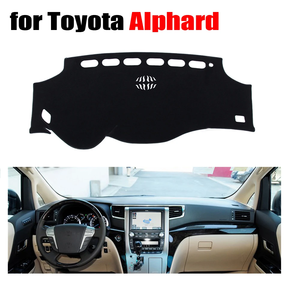 

Автомобильный коврик для приборной панели, для TOYOTA ALPHARD, все годы, левый руль, коврик для приборной панели