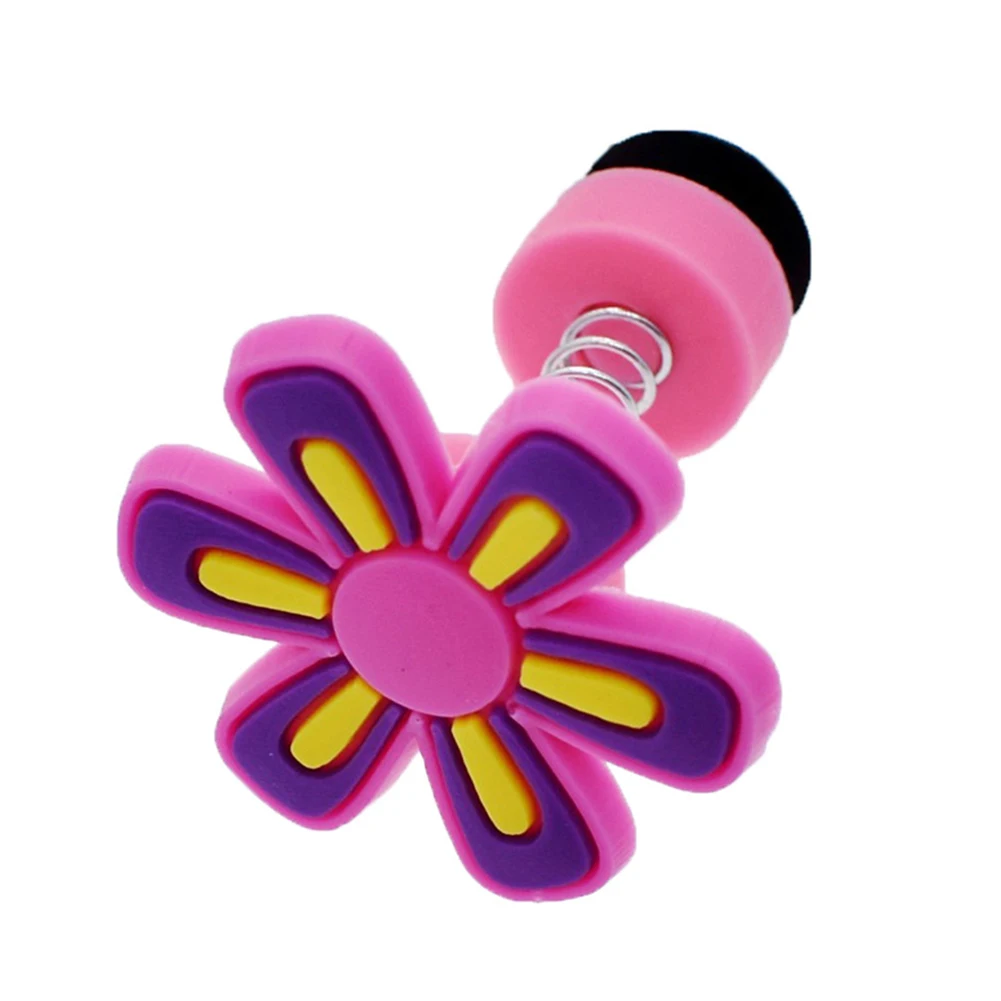 1 шт. цветы ПВХ украшения для обуви красивые розовые красные растения аксессуары