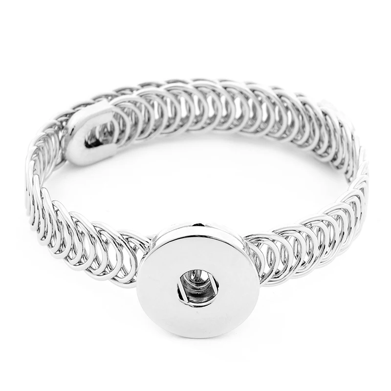 XH2625 защелкивающаяся кнопка застежка браслета ювелирные изделия Charm Bangles DIY