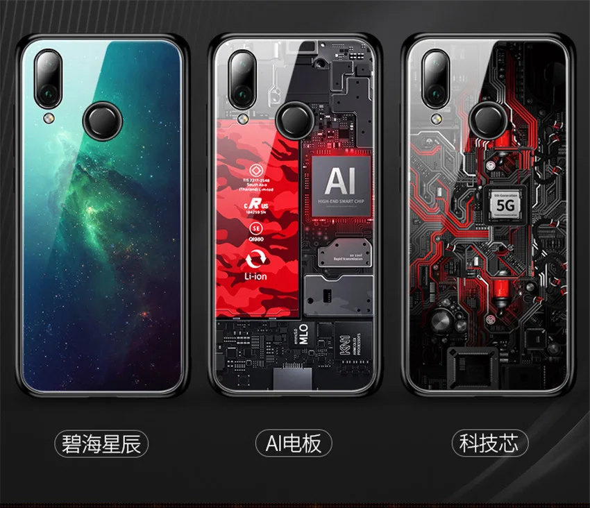 Чехол для Redmi Note 7, чехол для Xiaomi Redmi note 7 pro, чехол из закаленного стекла с защитой от падения, чехол для Xiaomi Redmi Note 7, чехол с рисунком