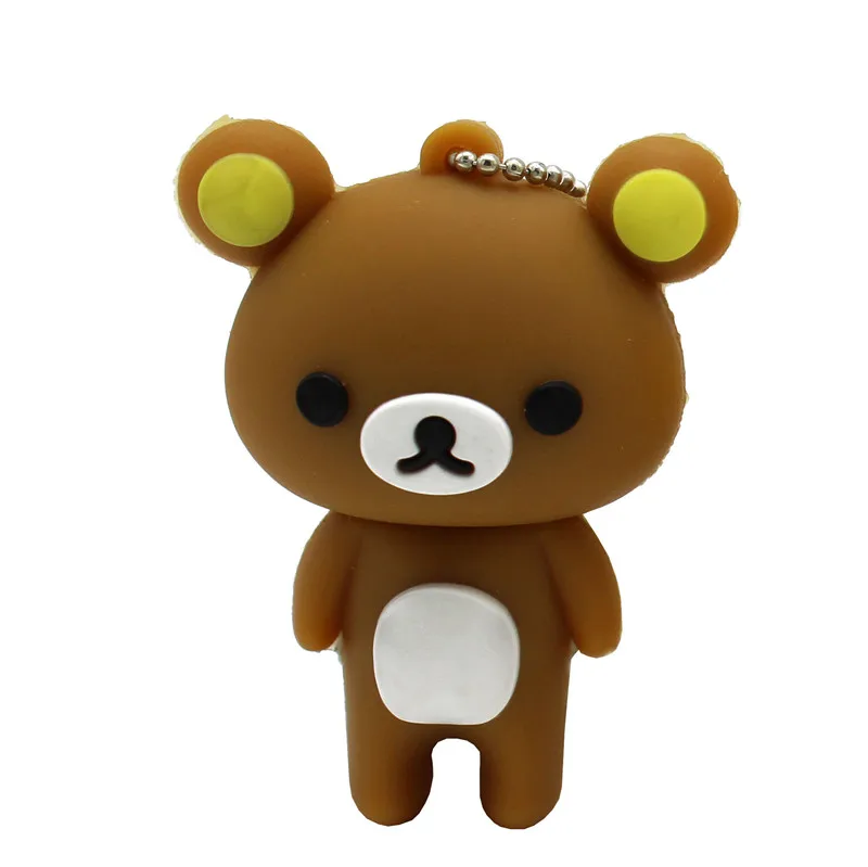 Blue TEXT ME милый картонный медведь модель usb флэш-накопитель 4 ГБ 8 ГБ 16 ГБ 32 ГБ 64 ГБ флешка, подарок usb 2,0 - Цвет: Blue