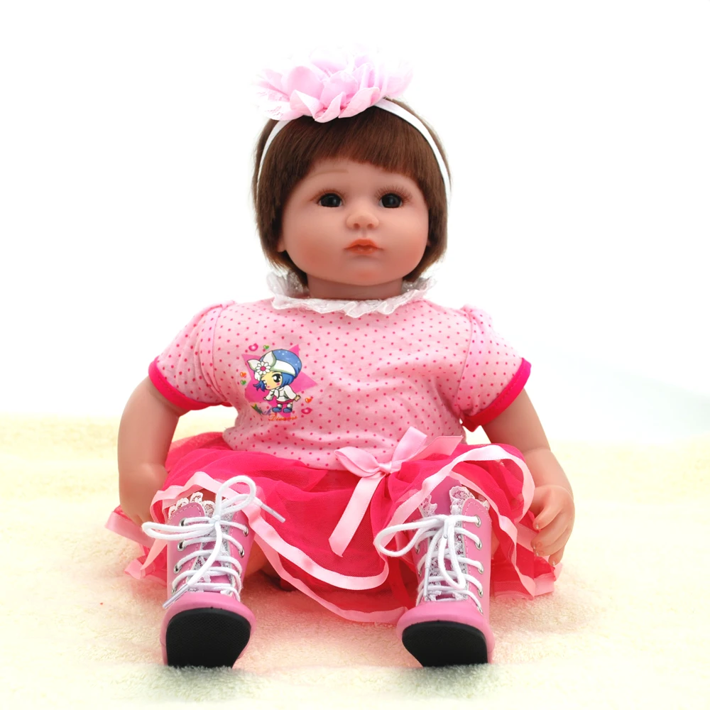 Nicoseewonder 16 дюймов bonecas Bebe Reborn Baby Куклы реалистичные хлопок Средства ухода за кожей
