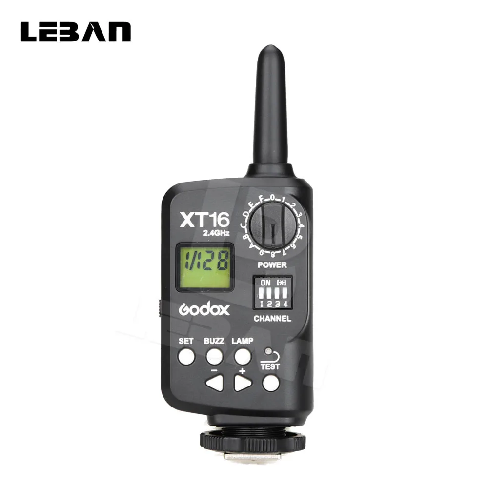 Беспроводной передатчик Godox XT16 2 4G для студийная вспышка (Только передатчик)|wireless