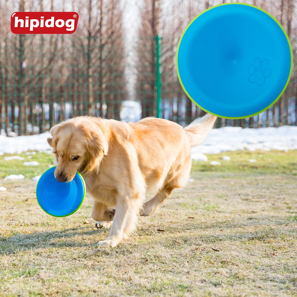 Hipidog игрушка для домашних животных 22 см диаметр летающий диск зуб устойчивый
