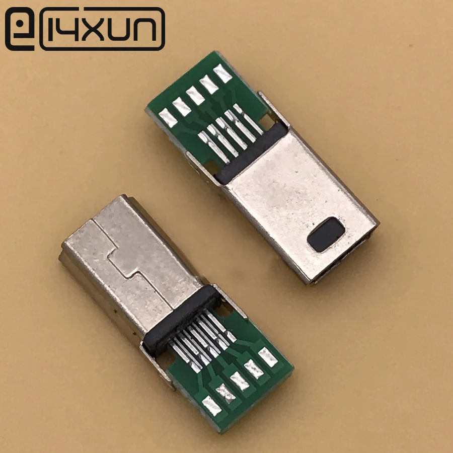 EClyxun 2 шт. для Philips 10P штекер мини USB 10PIN с печатной платой + 330K сопротивление шина