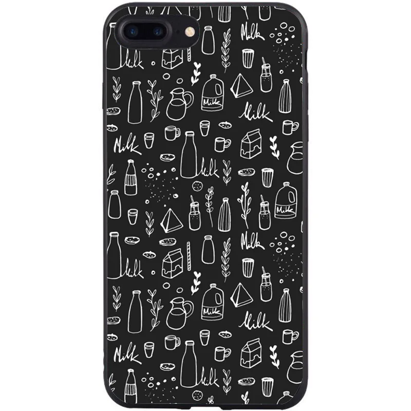 SICOOTE мультфильм Желая бутылка силиконовый телефон чехол для iPhone 7 6 S 8 Plus X 5 5S SE