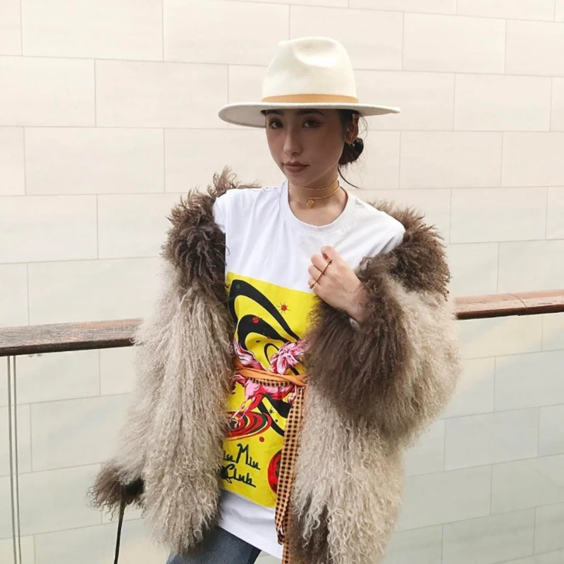 panama  with new winter web celebrity panama cat   paragraph white wool felt hat  of French style restoring ancient ways Fedoras