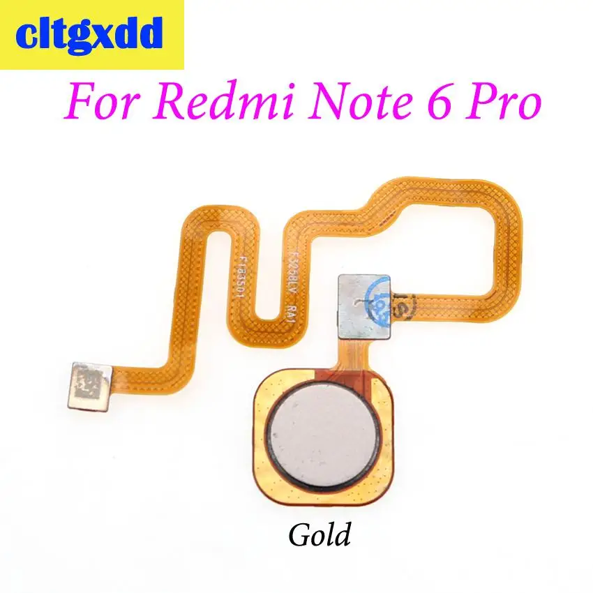 Cltgxdd для Xiaomi Redmi Note 6 Pro сканер отпечатков пальцев Главная кнопка гибкий кабель