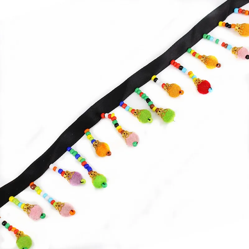 5 ярдов ленты из бисера венецианская аппликация отделка бахромой пришивное