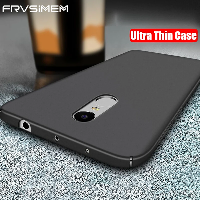 Тонкие Чехлы Frvsimem для XiaoMi RedMi 4A 4X 5A Note 4, глобальная версия, красные Mi 4X Pro Prime, модные Матовые чехлы для телефонов из ПК