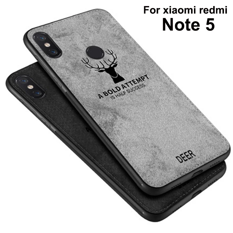 Чехол для xiaomi redmi Note 5 мягкий чехол телефона Note5 защитная задняя крышка красная