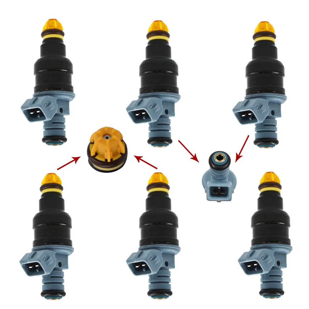 6X Fuel Injectors for 87-93 BMW 325I 325IS 325IX 1.8L 2.5L 5.6 | Автомобили и мотоциклы