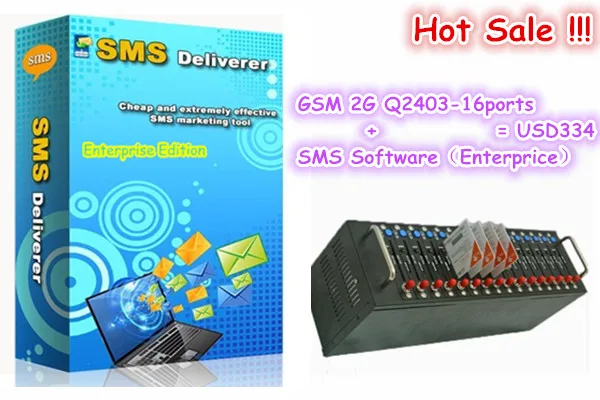 16 порт завод GSM GPRS Q2403 модуль gsm пул модемов с смс программного обеспечения imei